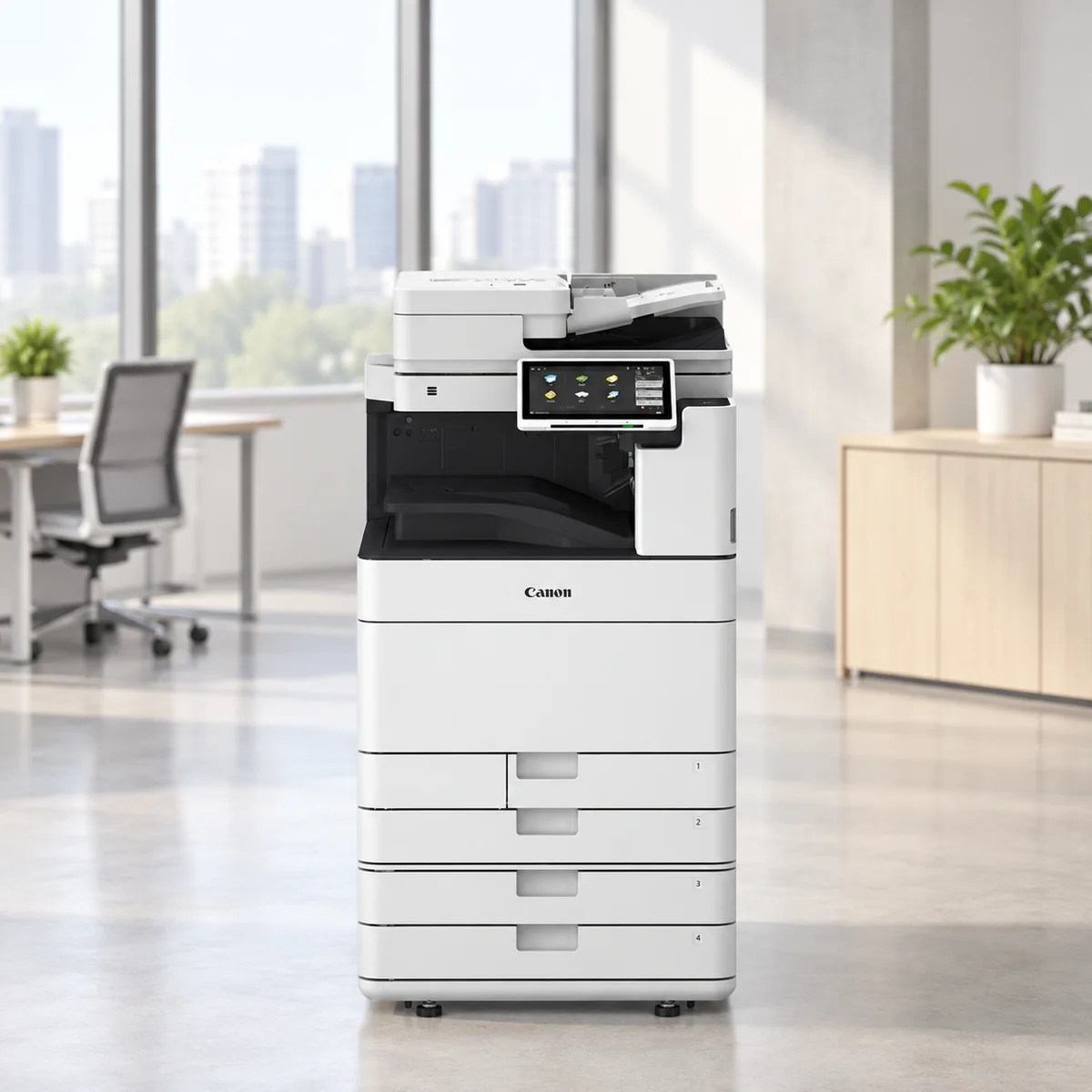 캐논 iR-ADV DX C5750i 사무실 배치 연출 사진